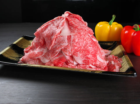 国産黒毛和牛『安楽牛』「肩ロース」切り落とし『匠』1㎏(500g×2パック)A4~A5ランク