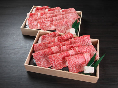 国産黒毛和牛 『安楽牛』ロースすき焼き・しゃぶしゃぶ肉(700g)A4~A5ランク